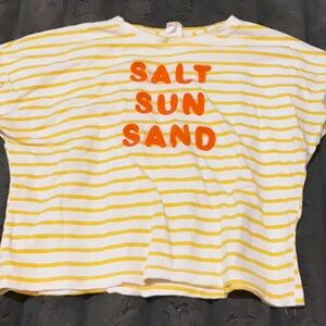 Girls Zara shirt striped